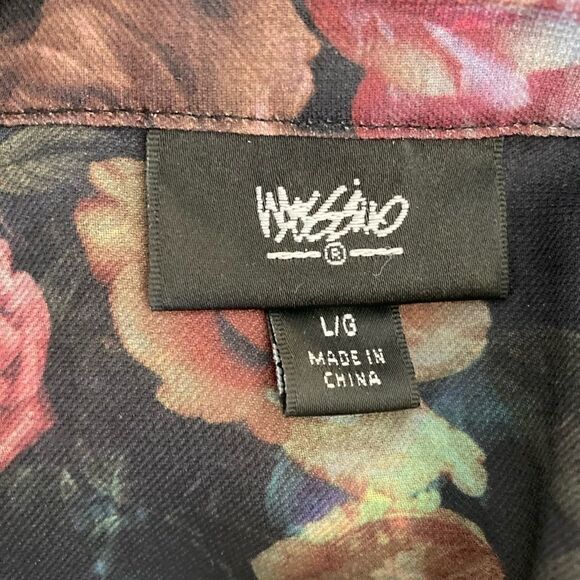 Black Sheer Floral Blouse | L | Mossimo - Picture 5 of 5